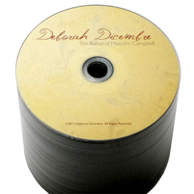 Full color ink-jet CD-Rs in bulk.