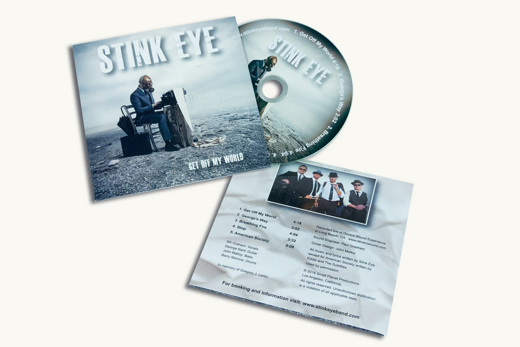CD duplication in jackets with matte finish.