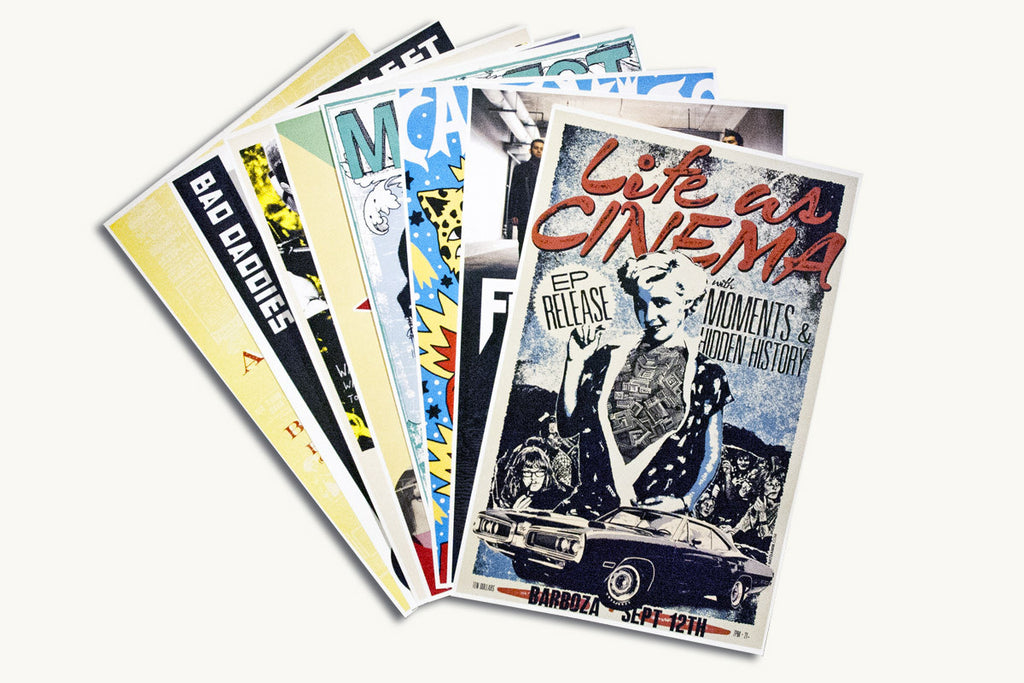 Posters for promoting your band starting at $39 - from Atomic Disc.