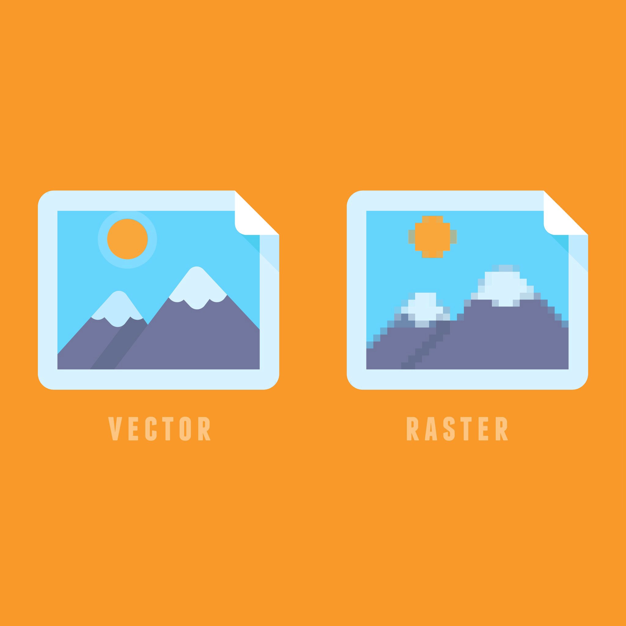 Raster Vs. Vector Graphics: What's the Difference? | Atomic Disc