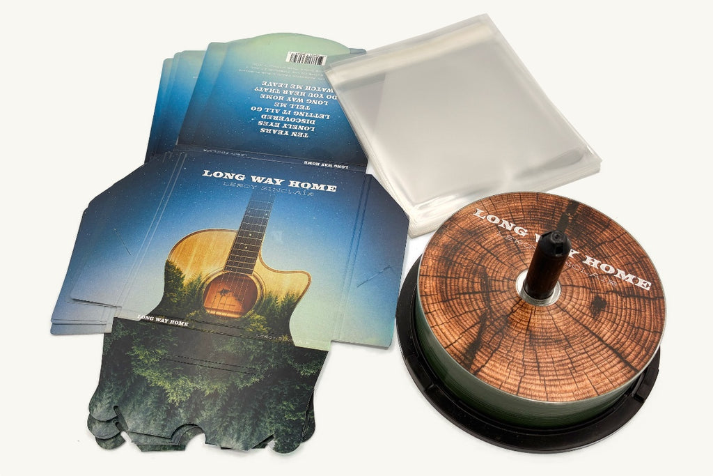 DIY kits for CDs, unassembled with bags