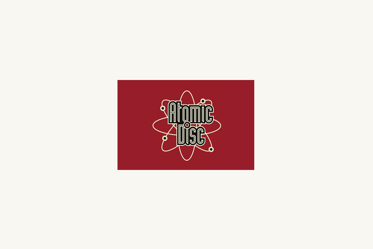 2" x 3" stickers from Atomic Disc