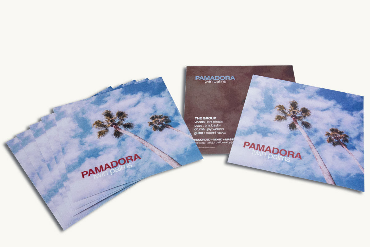 2 panel inserts for CD duplication packages by Atomic Disc.